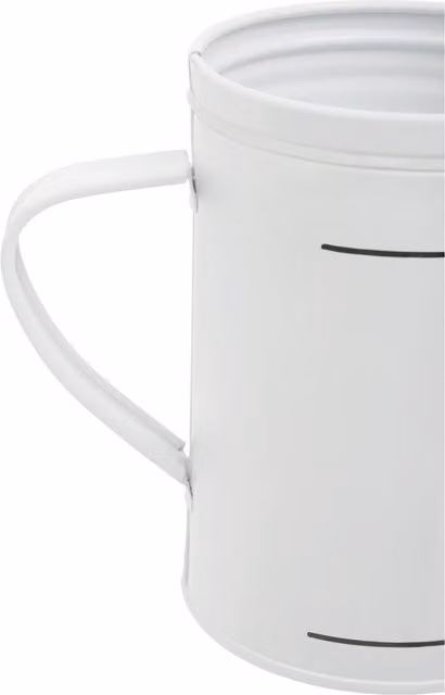 Orsina Airtight Metal Flour Shaker in White and Black