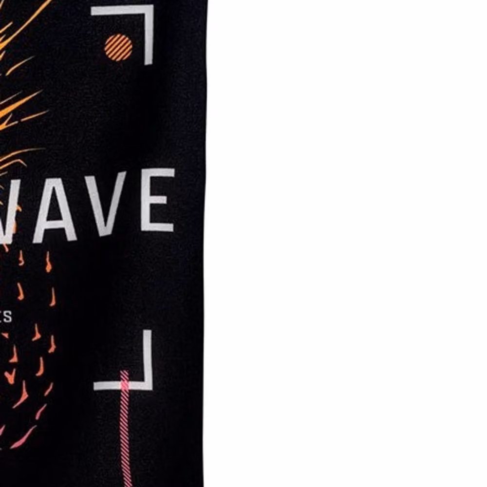 Aquawave Toflo Black Microfibre Quick-Drying Beach Towel for Adults, W: 150 cm, H: 80 cm – 2