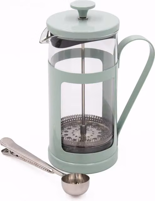 La Cafetire Monaco Stainless Steel 8 Cup Coffee Measure and Bag Clip in Mint