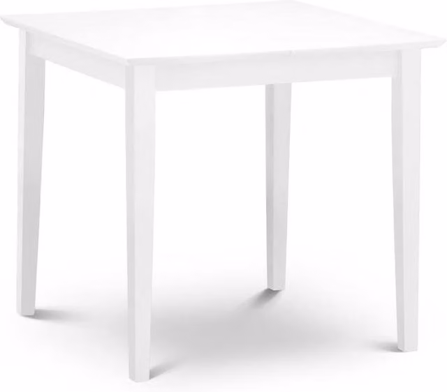 Cheshire Premium Rufford Extendable Rectangular Dining Table in White