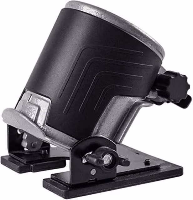 SPETLEK Adjustable Angle Router Tilt Base, 65mm Aluminum Alloy Trimmer Base in Black – 1