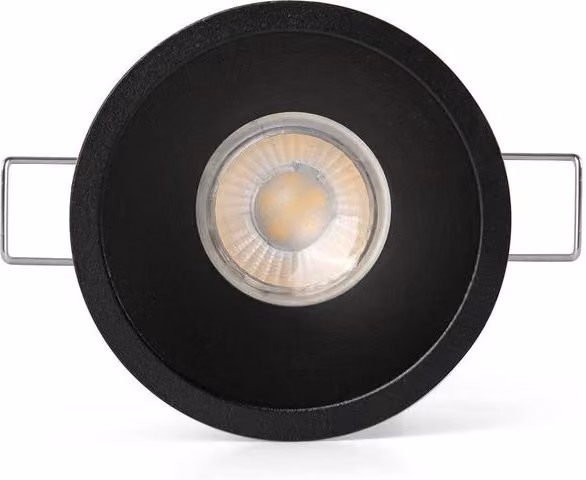 Netlighting Flac Adjustable Recessed Downlight in Black with GU10 Socket – 1