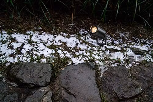 Netlighting Knightsbridge Eamon IP65 GU10 Polycarbonate Ground Spike Garden Light, Anthracite – 2