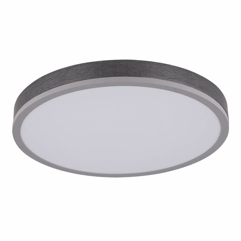 Netlighting Doro LED Ceiling Light in Silver, Dimmable with Remote Control and Timer, Diameter: 45 cm – 2