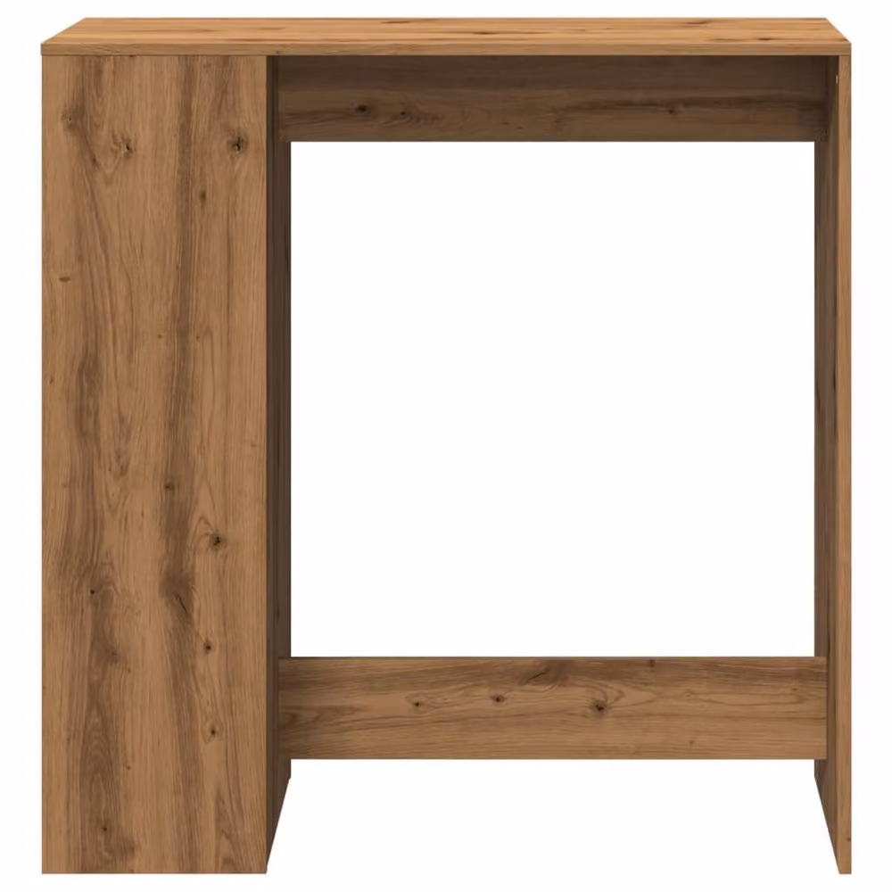 Berkfield Home Artisan Oak Bar Table with Racks in Brown, W: 101 cm, D: 40 cm, H: 103.5 cm – 4