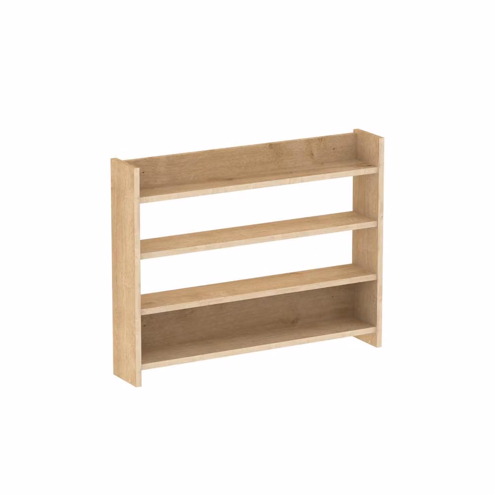 Decortie Lane 4-Tier Wall-Mounted Display Shelf in Beige, W/D/H: 66 x 15 x 85 cm – 2