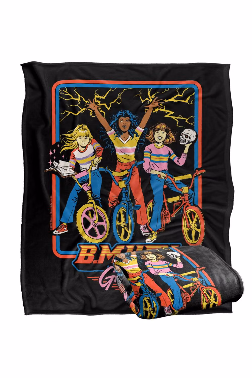 Steven Rhodes B.M.Hex Gang Silky Touch Super Soft Fleece Throw Blanket, Multicolour, W/D/H: 91 x 147 cm – 2