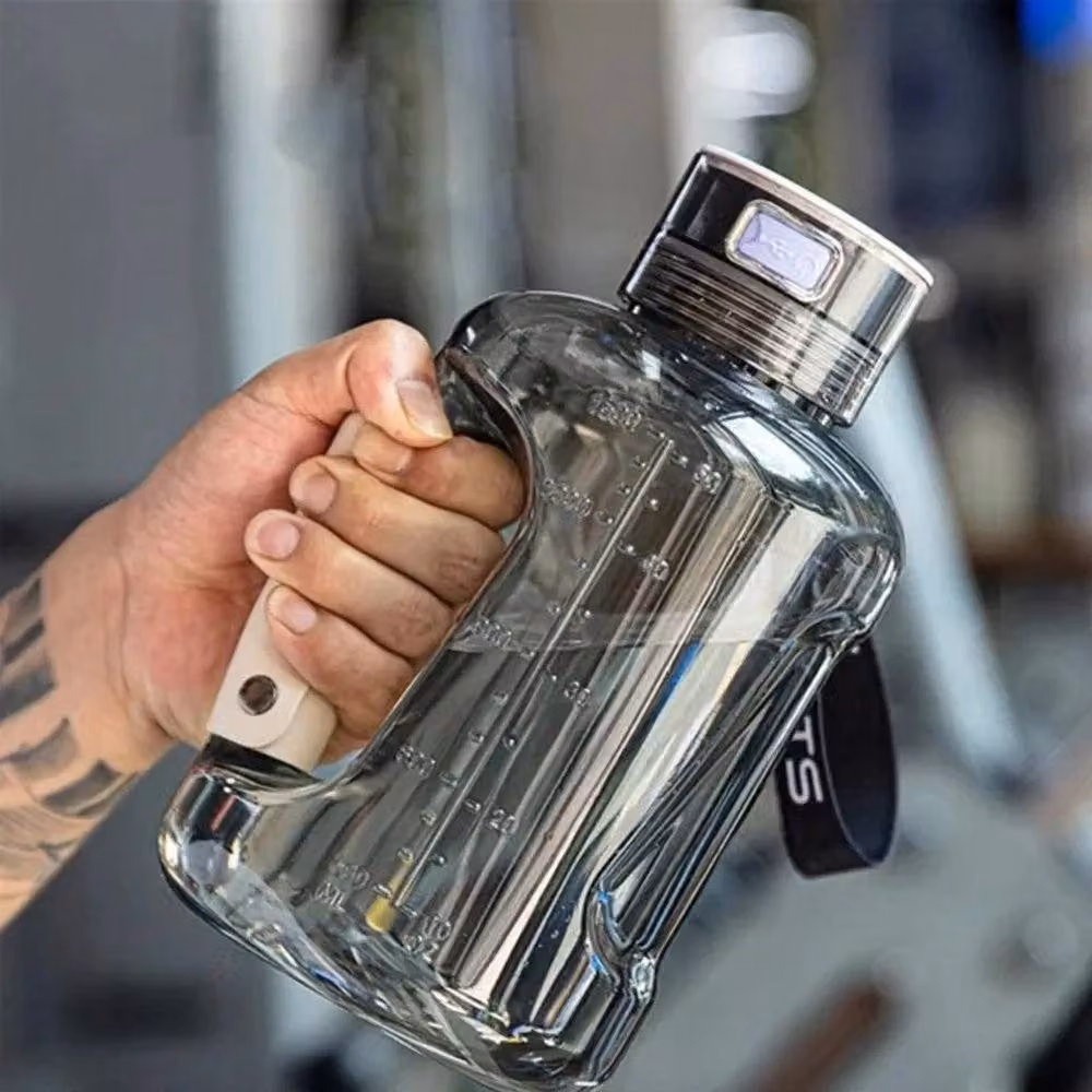 NESTLUNE Hydrogen Rich Water Generator Bottle, 1.5 l, Grey and Transparent – 2