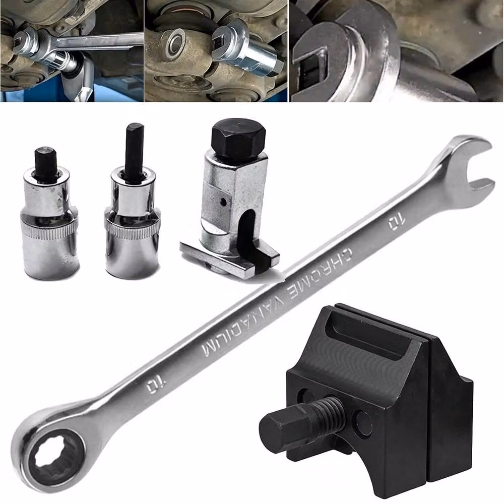 Ventryn 5-Piece Black Steel Suspension Strut Splitter Wheel Hub and Steering Expander Tool Set – 4