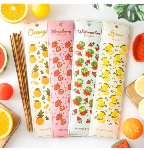 KDMD Tutti Frutti Collection Multicolour Fruity and Floral Incense Stick Set