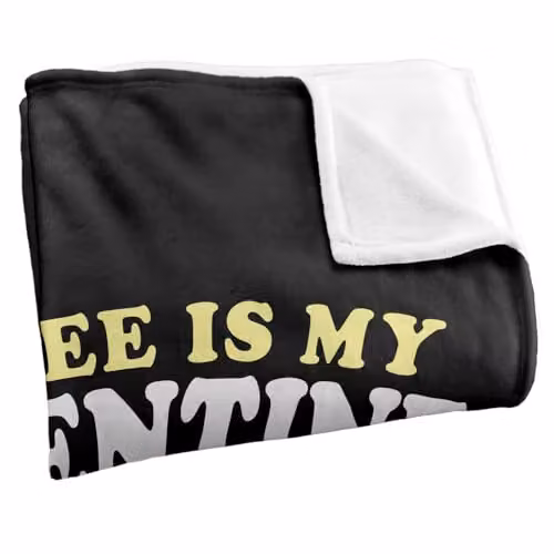 Warner Bros. Gilmore Girls Coffee Is My Valentine Super Soft Fleece Throw Blanket, W/D/H: 91 x 147 cm – 2