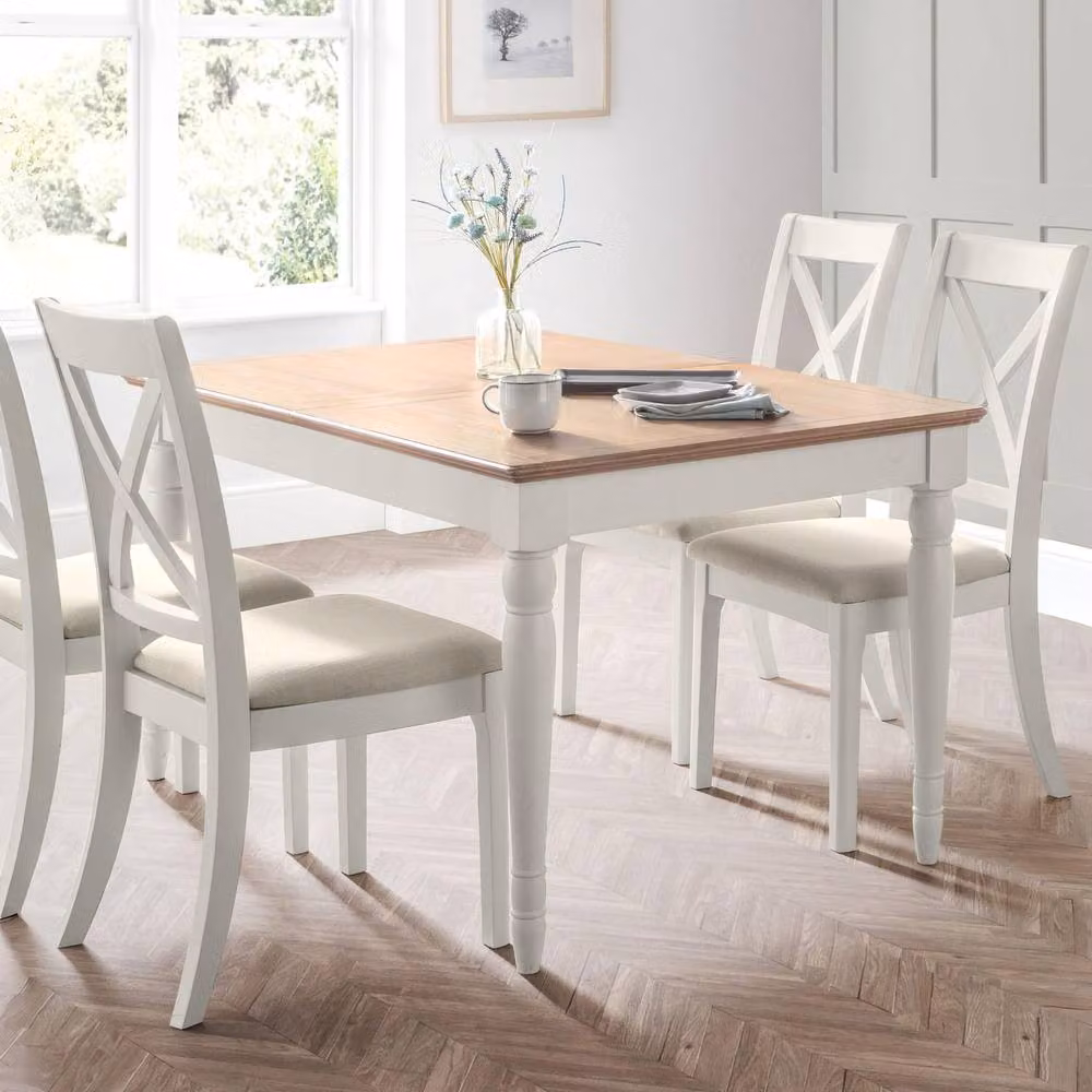 Cheshire Premium Provenza 190cm Extending Rectangular Dining Table in Brown – 2
