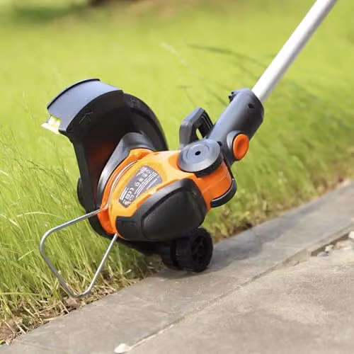 Yard Force ET U25 Corded Electric Grass Trimmer and Edger, 350W, 25cm Cutting Width, Telescopic Shaft, Orange – 2