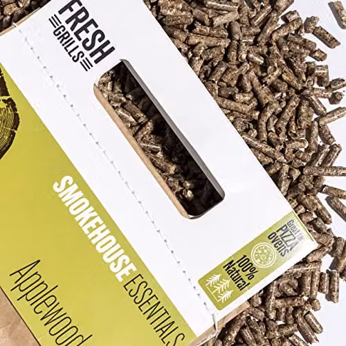 Fresh Grills Apple Wood Pellets for BBQ Grills and Smokers, 1.5kg – 2