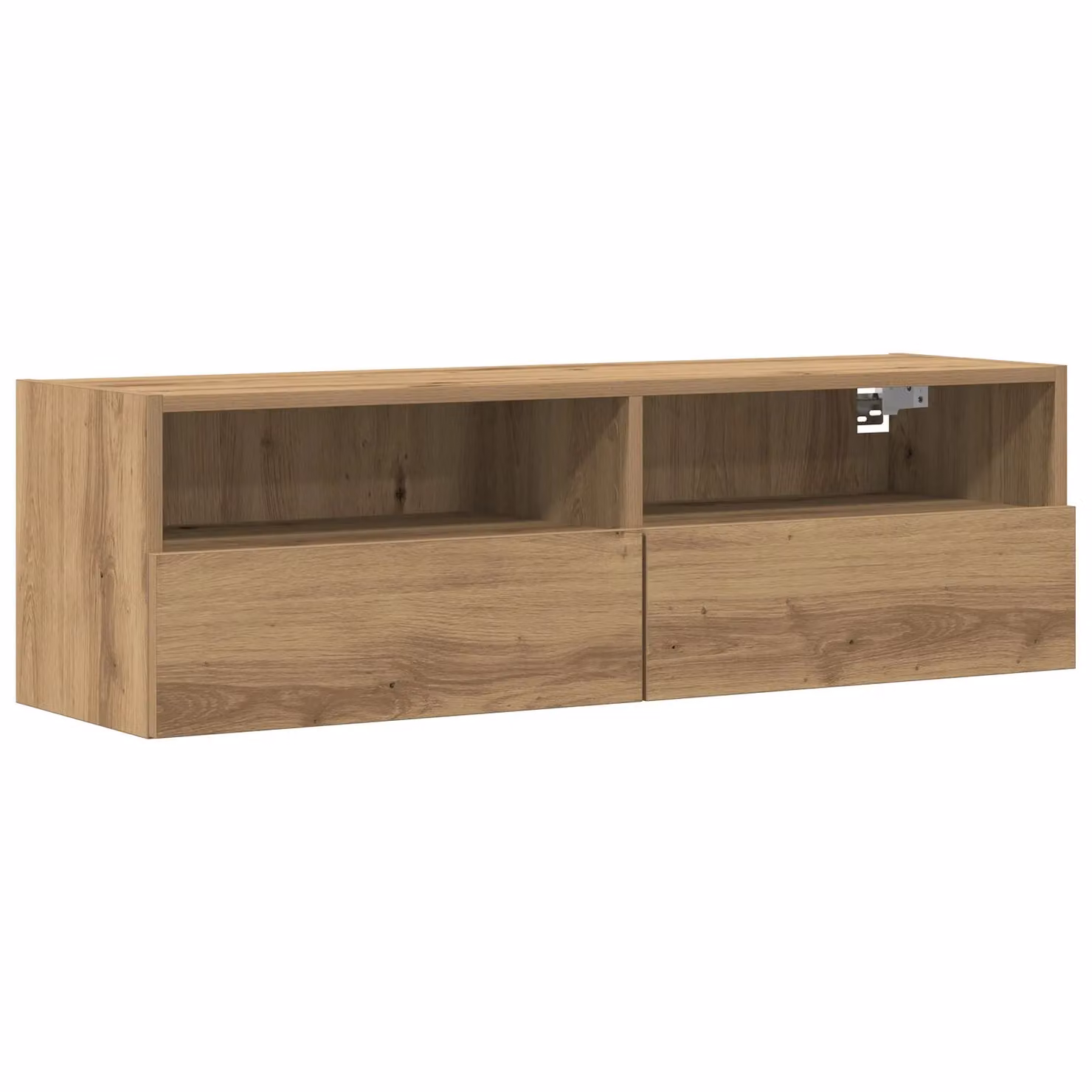 Berkfield Home Artisan Oak TV Wall Cabinet in Brown, W/D/H: 100 x 30 x 30 cm – 2