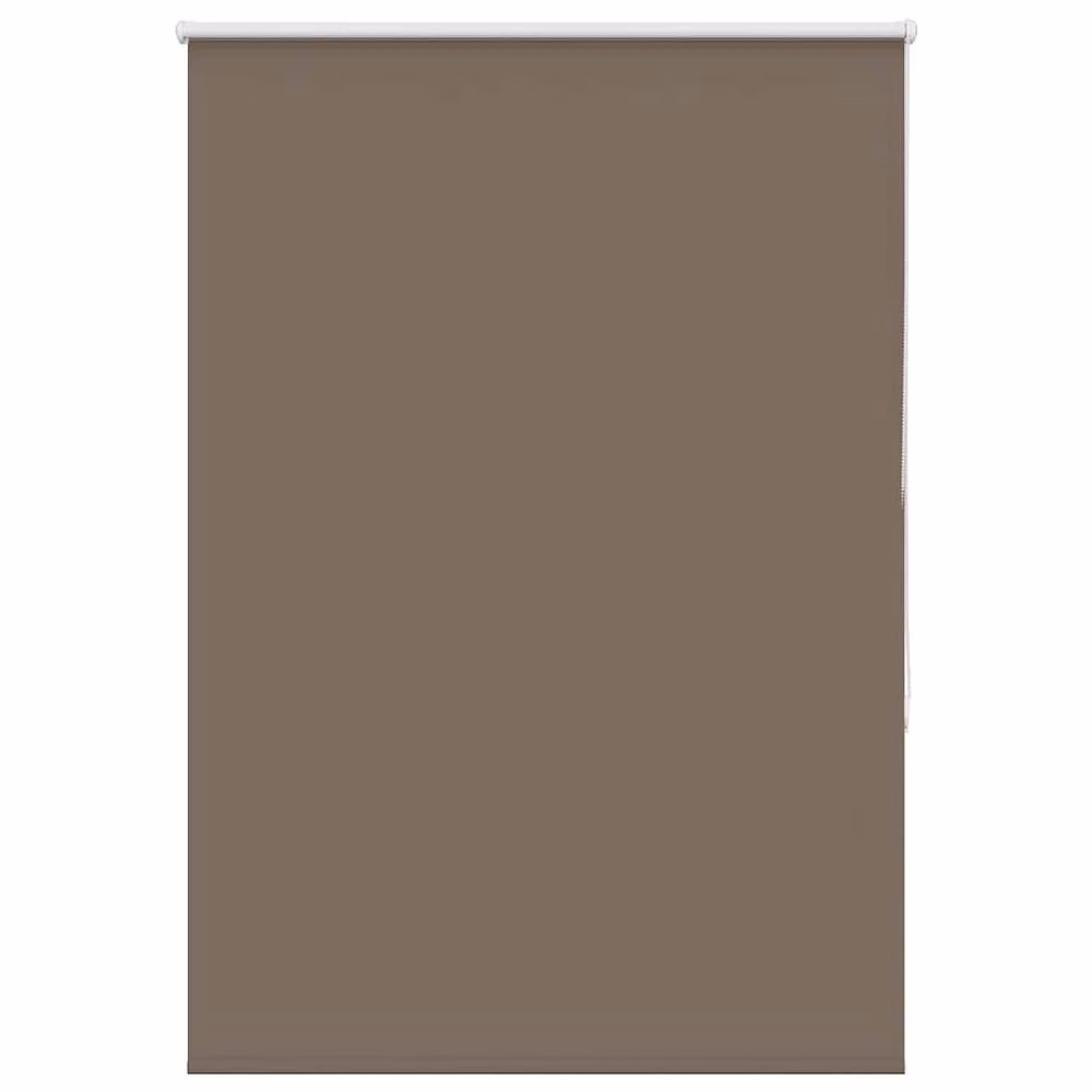 Berkfield Home Blackout Roller Blind in Coffee Brown, Polyester, W: 95 cm x H: 150 cm – 2