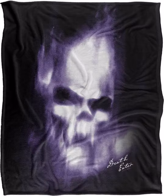 LOGOVISION Harry Potter Death Eater Skull Super Soft Fleece Throw Blanket, Multicolour, W: 127 cm x D: 152 cm – 6