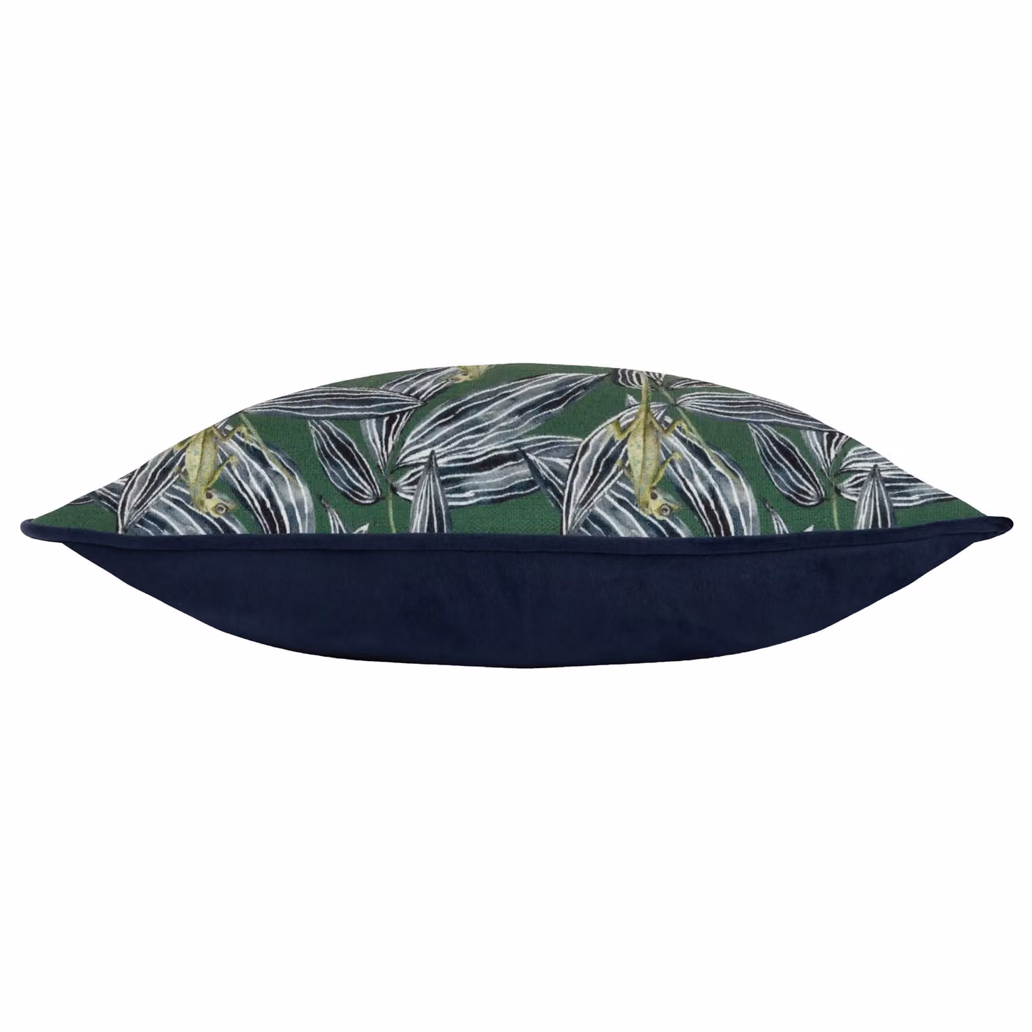 Terrys Rectangular Floral Cushion in Green and Grey, W/H: 30 x 30 cm – 4