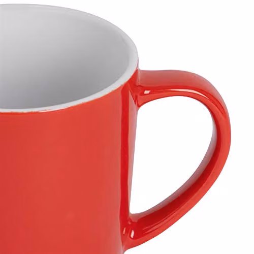 Argon Tableware Red Stoneware Coffee Mugs, 350ml, Pack of 6 – 2