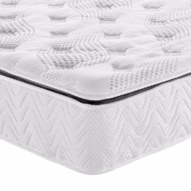 Arthur Sleep Arthur 1500 Hybrid Gel Mattress in White, W/D/H: 90 x 200 cm – 1