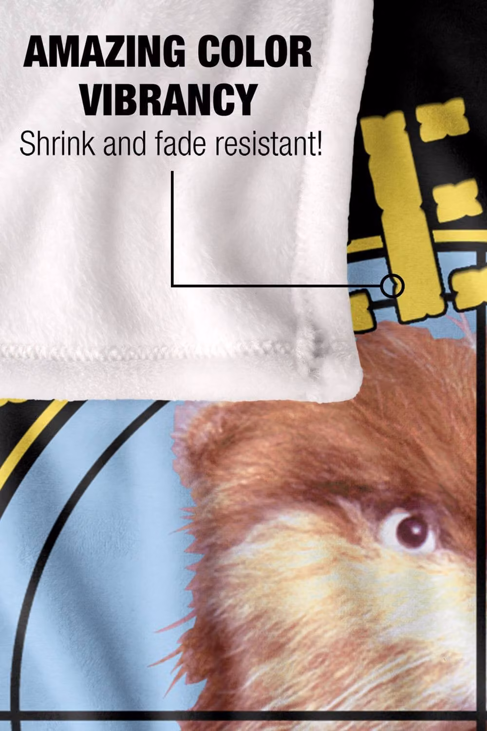 Warner Bros. Caddyshack Freeze Gopher Super Soft Fluffy Polyester Throw Blanket, Extra Large, Multicolour – 6