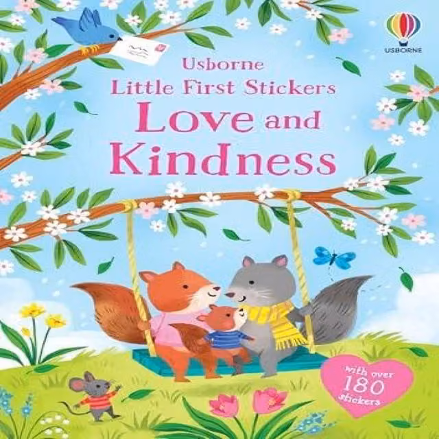 Holly Bathie Little First Stickers Love & Kindness Paperback Book, Multicolour