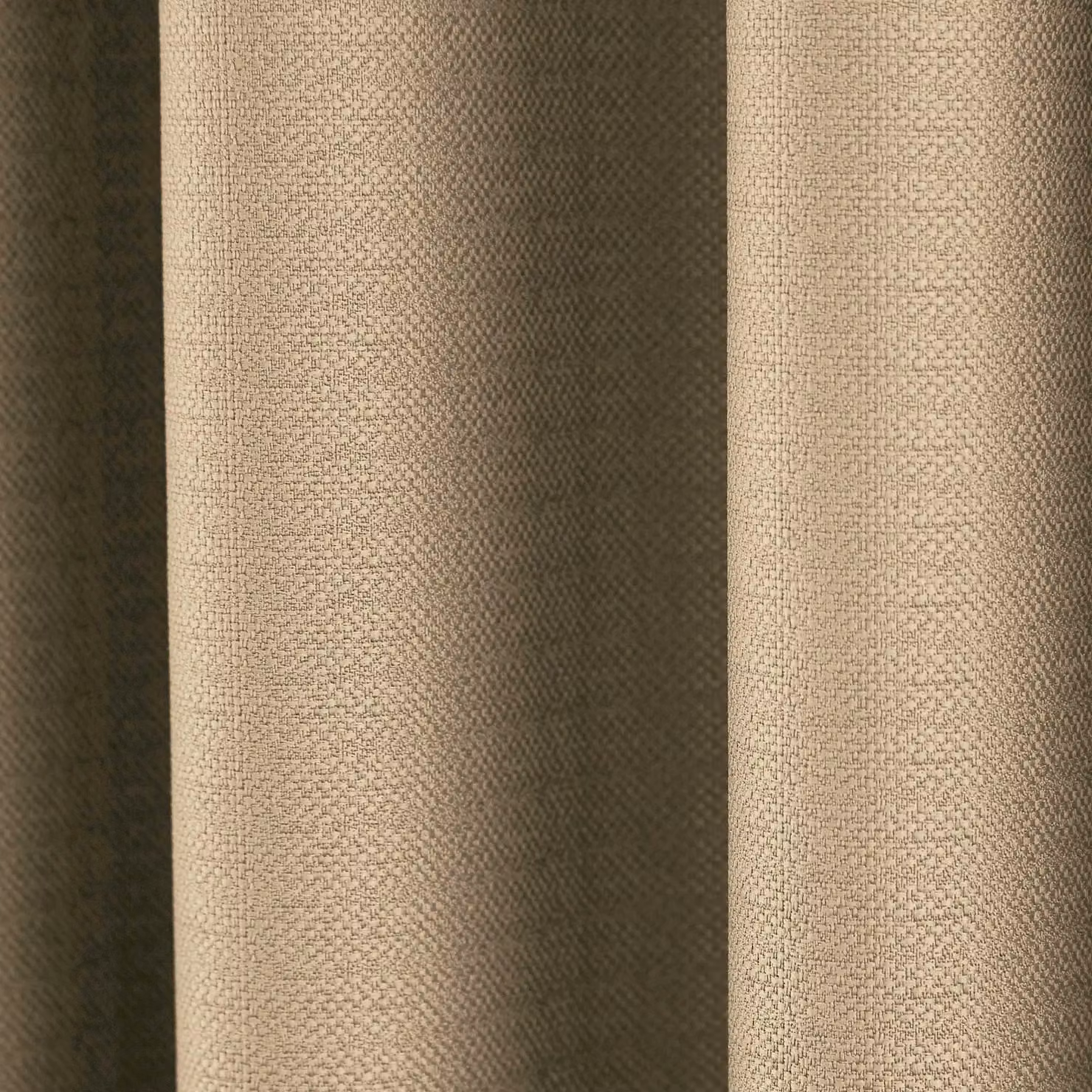 Helena Springfield Eden Woven Lined Eyelet Curtains in Beige and Silver, Width: 167 cm, Drop: 183 cm – 3