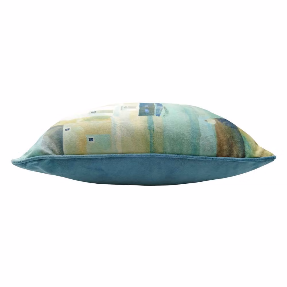 Claire Henley Little Harbour Nautical Blue Velvet Filled Cushion – 2