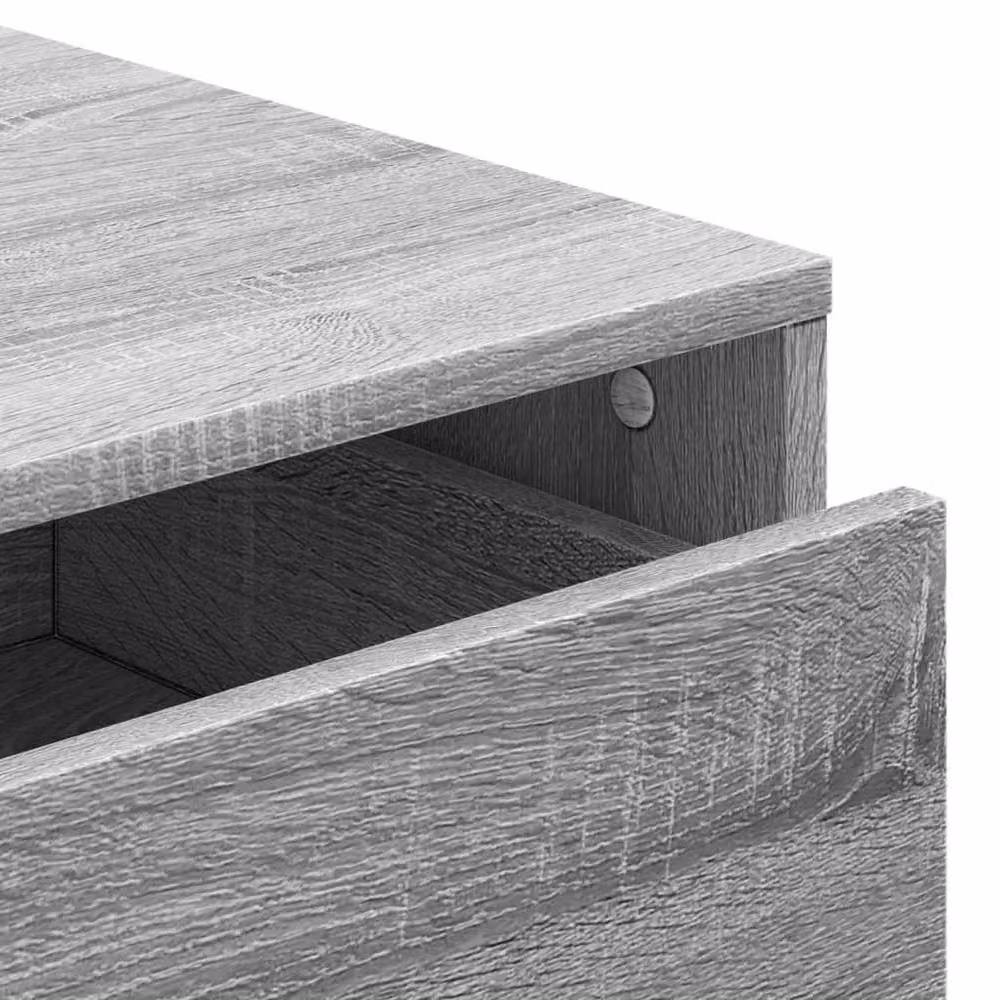 Berkfield Home Corner Chest of Drawers in Grey Sonoma, W/D/H: 40 x 41 x 76 cm – 3