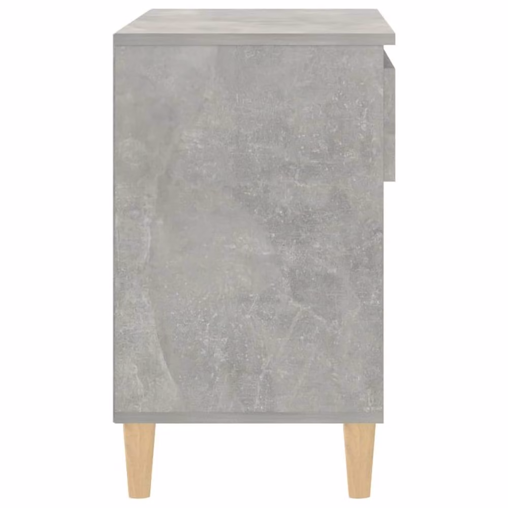 Berkfield Home Shoe Cabinet in Concrete Grey, W/D/H: 70 x 36 x 60 cm – 4