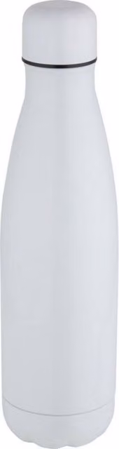Floso Cove White Stainless Steel Vacuum Insulated Sublimation Water Bottle, 500ml