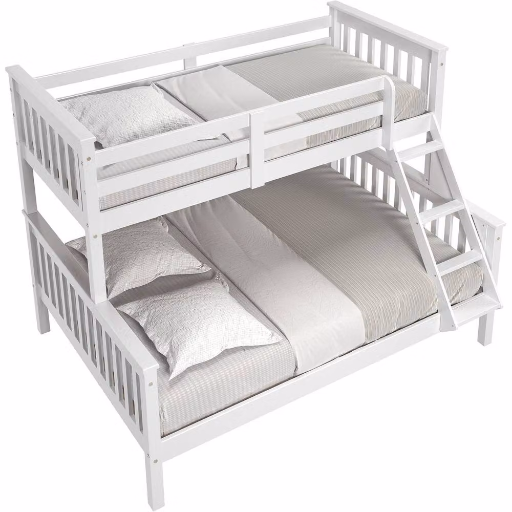 Seconique Neptune Double Triple Sleeper Bed in White – 2