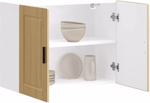 Berkfield Home Porto Sonoma Oak Kitchen Wall Cabinet in Brown