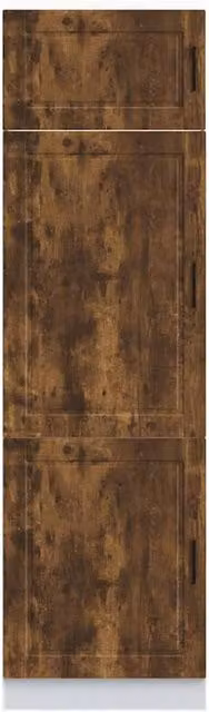 Berkfield Home Porto Kitchen Cupboard in Smoked Oak Brown, H 207 x W 57 x D 60 cm – 1