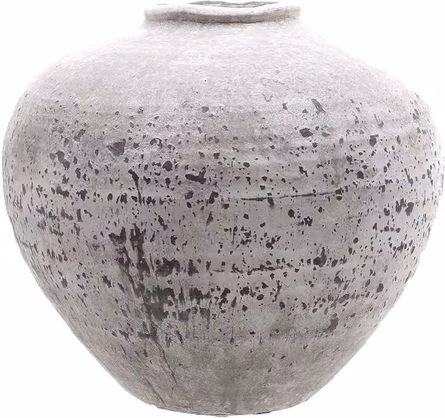Love Lace Regola Large Stone Ceramic Vase in Stone – 1