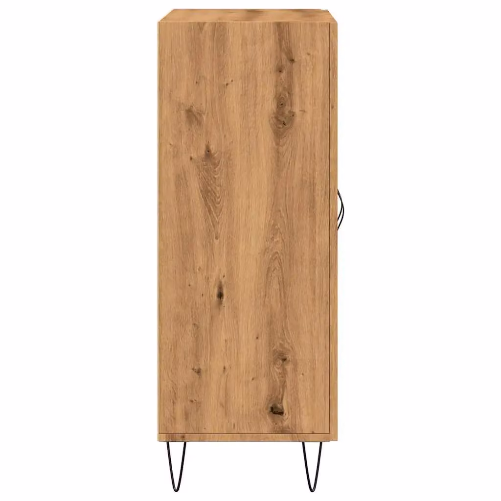 Berkfield Home Artisan Oak Sideboard in Brown, W/D/H: 69.5 x 34 x 90 cm – 3