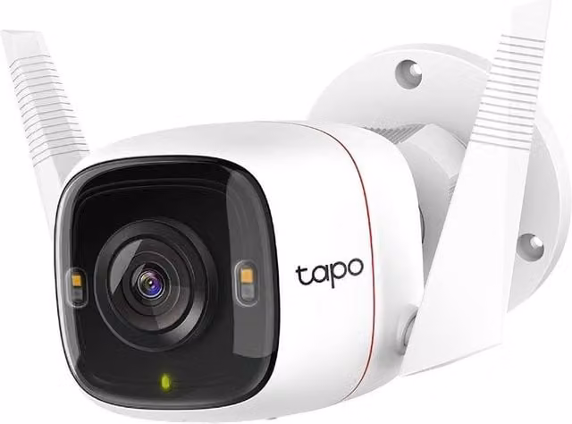 TP-Link Tapo Outdoor Wi-Fi Security Camera in White – 1
