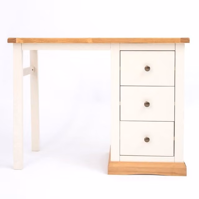 Cabinet Bits Trevi 3 Drawer Dressing Table in White