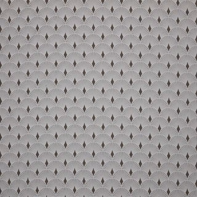 Ashley Wilde Tamara Fabric in Silver and Grey