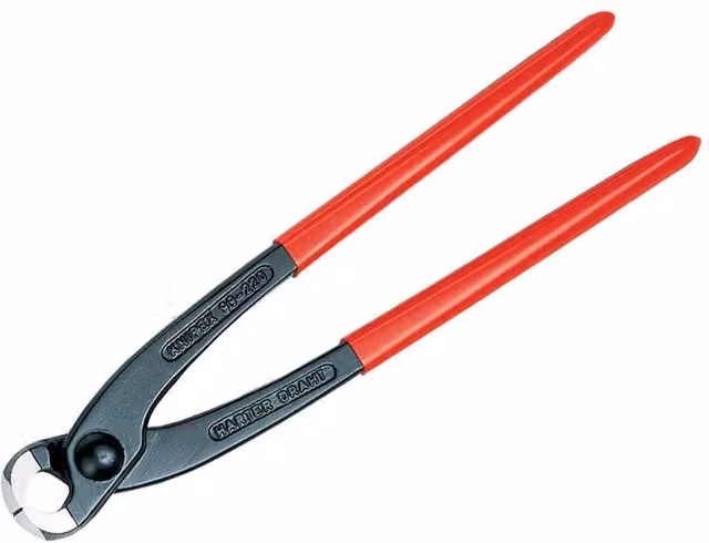 Knipex Concreters Nipper Pliers in Red – 5