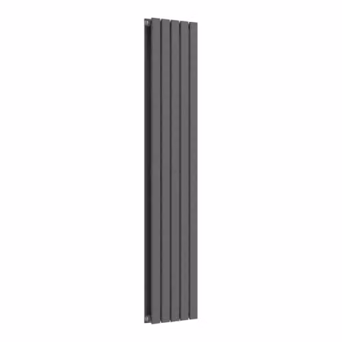 Lux Heat Anthracite Grey Flat Vertical Double Panel Designer Radiator H: 160 cm, W: 35 cm – 2