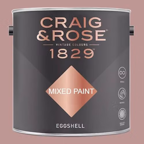 Craig & Rose 1829 Paint Stop Eggshell Paint in Wedgwood Lilac, 2.5 l