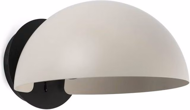 Faro Barcelona Dominica Beige Dome Wall Light – 2