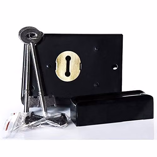 Yale Black Rim Deadlock for Garden Sheds, Gates and Internal Doors – 2