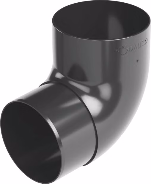 Galeco Industrial PVC Downpipe Bend, 100mm, Anthracite Grey