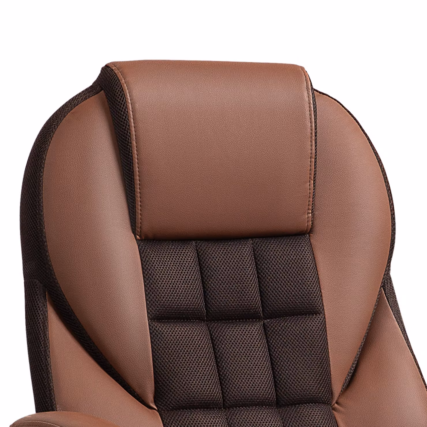 HOMCOM Brown Faux Leather Executive Office Chair with High Back, Armrests and Swivel Function, H: 120 cm, W: 65 cm, D: 48 cm – 7