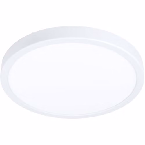 Loops Modern White LED Ceiling Light, Round, Dimmable, Diameter: 27 cm