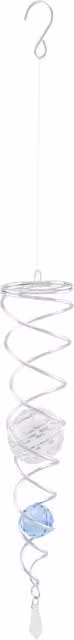 Spinnerz Blue Crystal Tail Geometric Hanging Wind Spinner