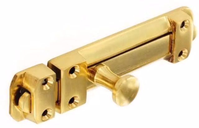 Securit Brass Door Bolt in Gold – 1