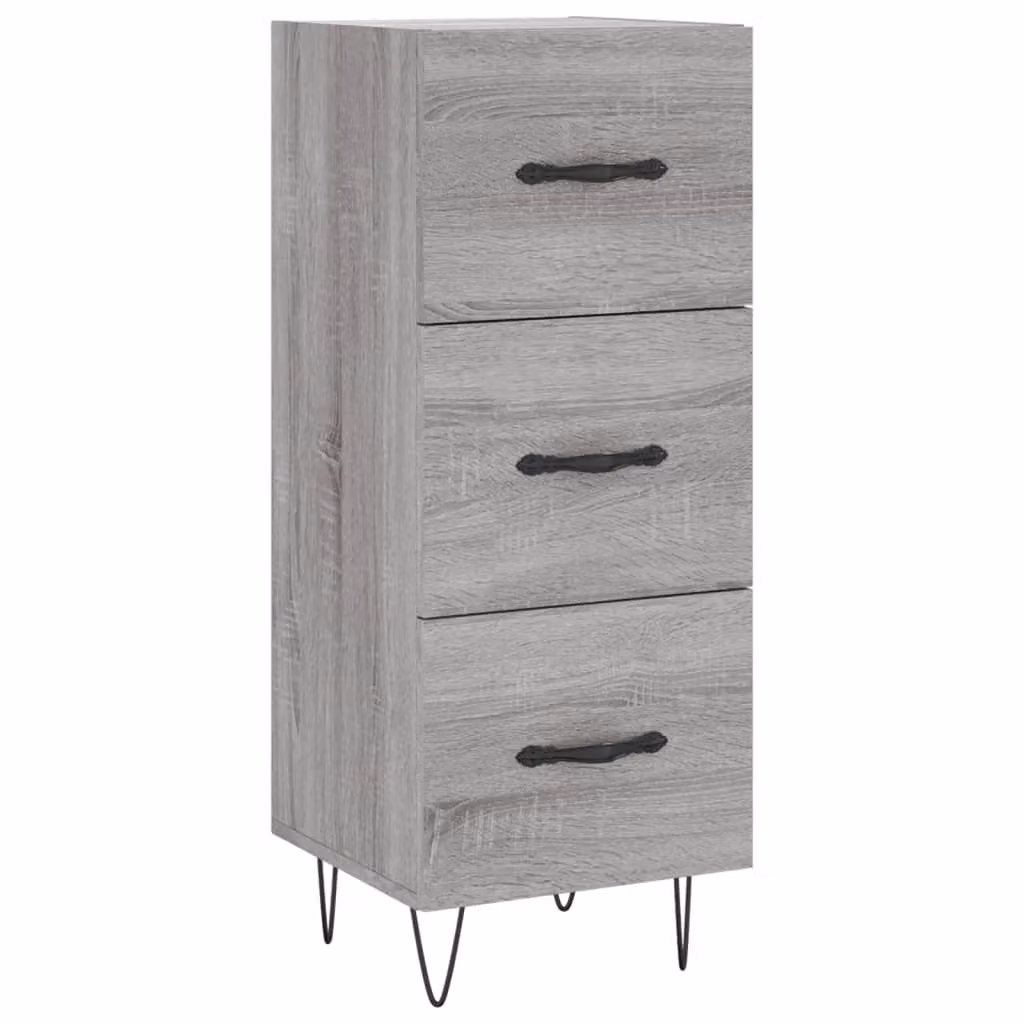 Berkfield Home Grey Sonoma Sideboard, W/D/H: 34.5 x 34.5 x 90 cm – 2